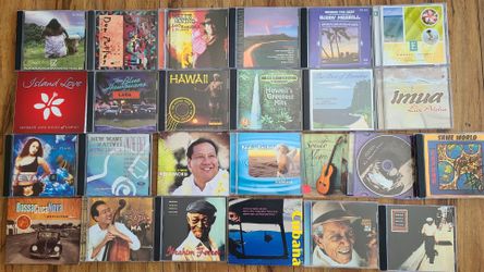 25 Hawaiian, Brazillian and Cuban music cds