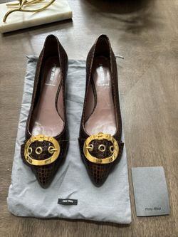 Mui Mui Loafers Womens Dress Shoes SIZE 39