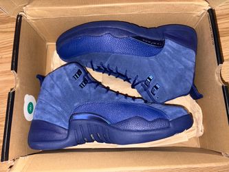 BRAND NEW NEVER WORN!! JORDAN 12 DEEP BLUE (Size 10)