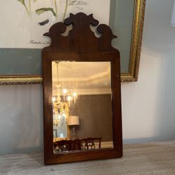 Wood Mirror Vintage 