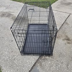 Large Dog Cage 42 Inch Long  Double Door
