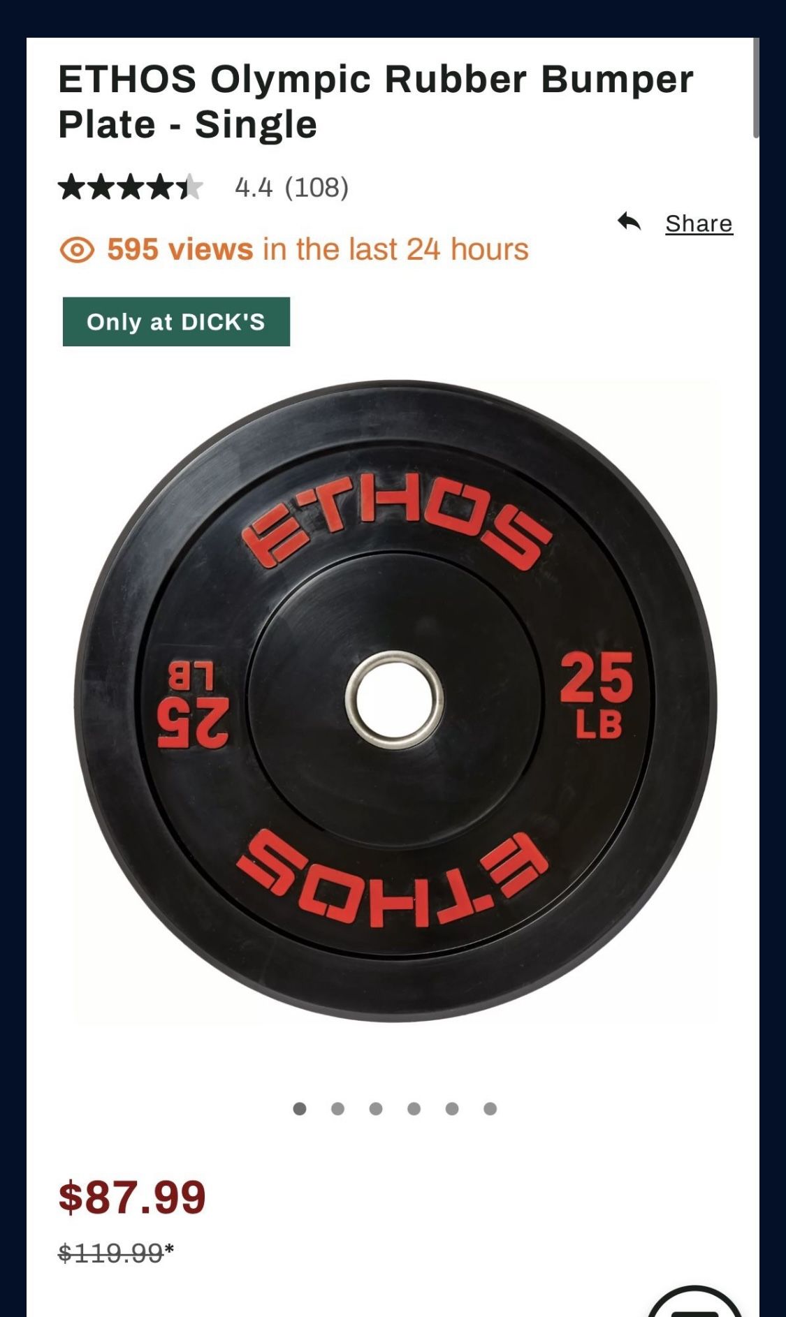Trap / Hex Bar With Ethos Weights Bumper Plates