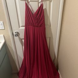 Red Bridesmaid Dress