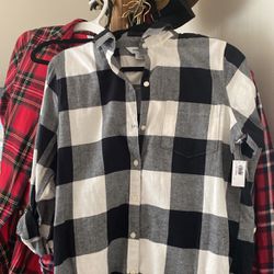 New With Tags Plaid Shirt