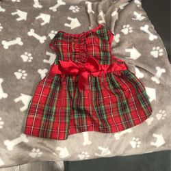 Christmas Dog Dress 