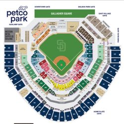 Padres Games Lexus Club Access $135 Each. 