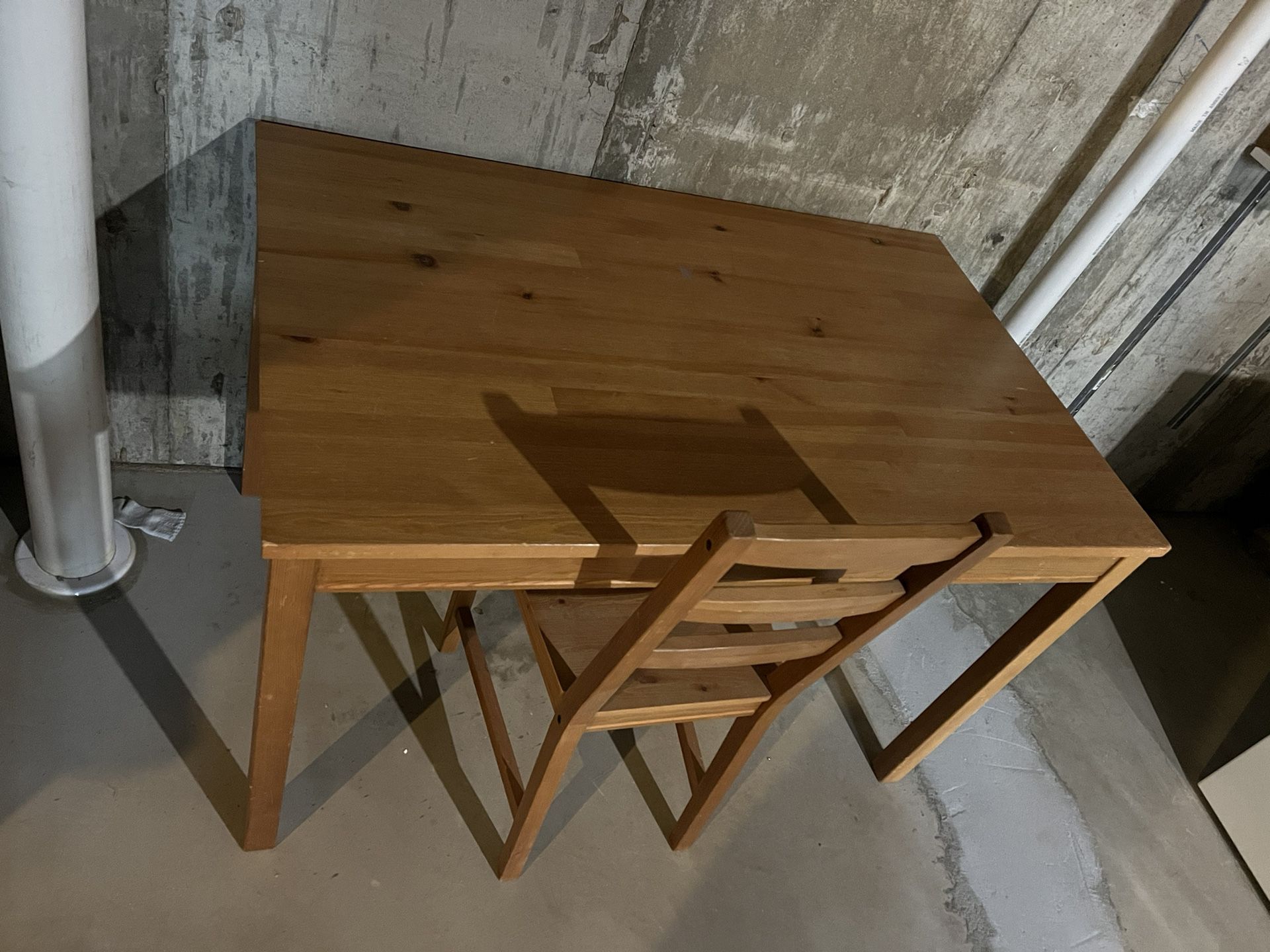 IKEA Desk/Table With Chair