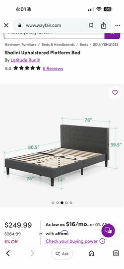 King Bed Frame ( complete )