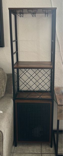 Bar Cabinet with Wine Rack