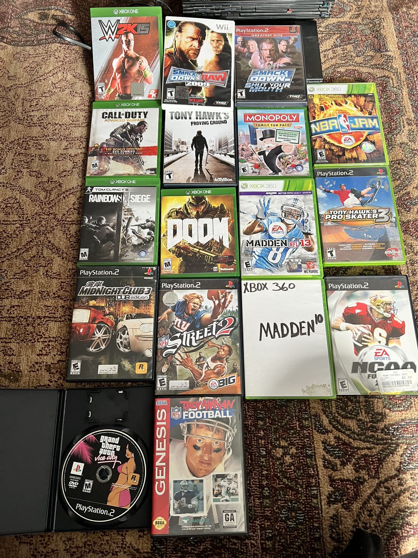 Lot Of Xbox/ps2 Games