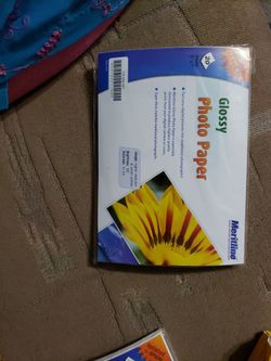 Glossy Photo Paper, 5x7", 20 Sheets