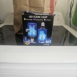 LED FLAME LIGHTS BLUE AND RED-9 of Each