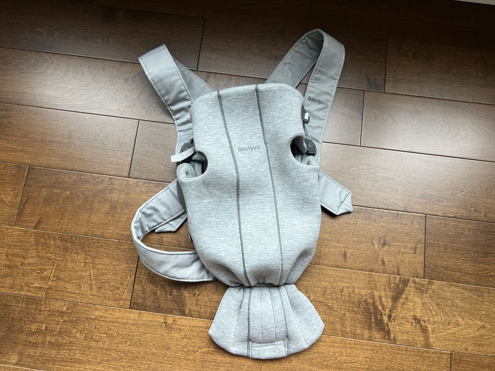 BabyBjörn Baby Carrier Mini, Light Gray, 3D Jersey