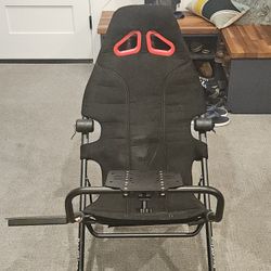 Foldable Racing Chair with Logitech G920 Racing Wheel and Pedals