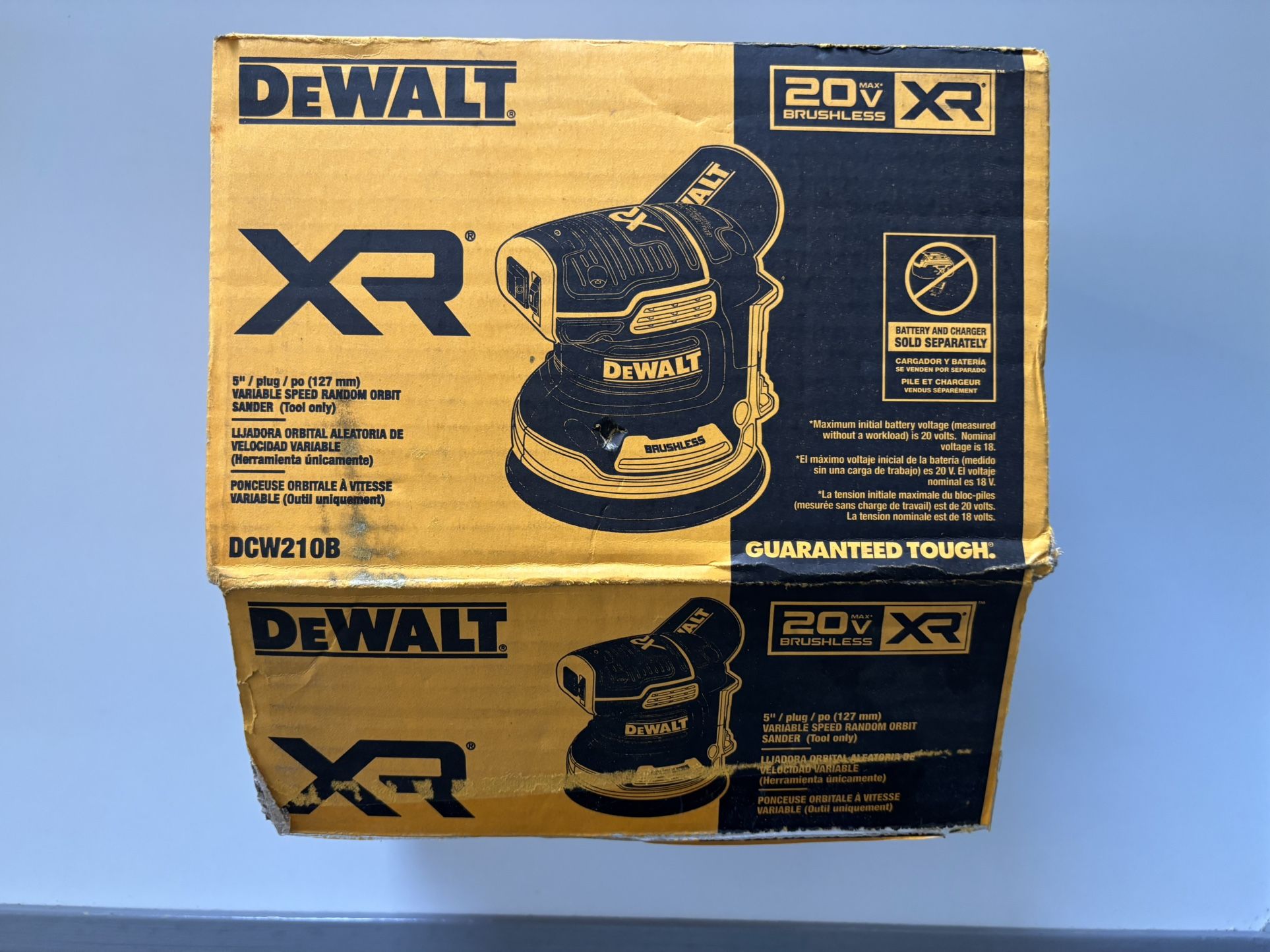 20V MAX XR Cordless Brushless 5 in. Random Orbital Sander (Tool Only)