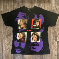VINTAGE 1994 The Beatles Let It Be Shirt - Apple Corps Ltd - 90s Rare - XL