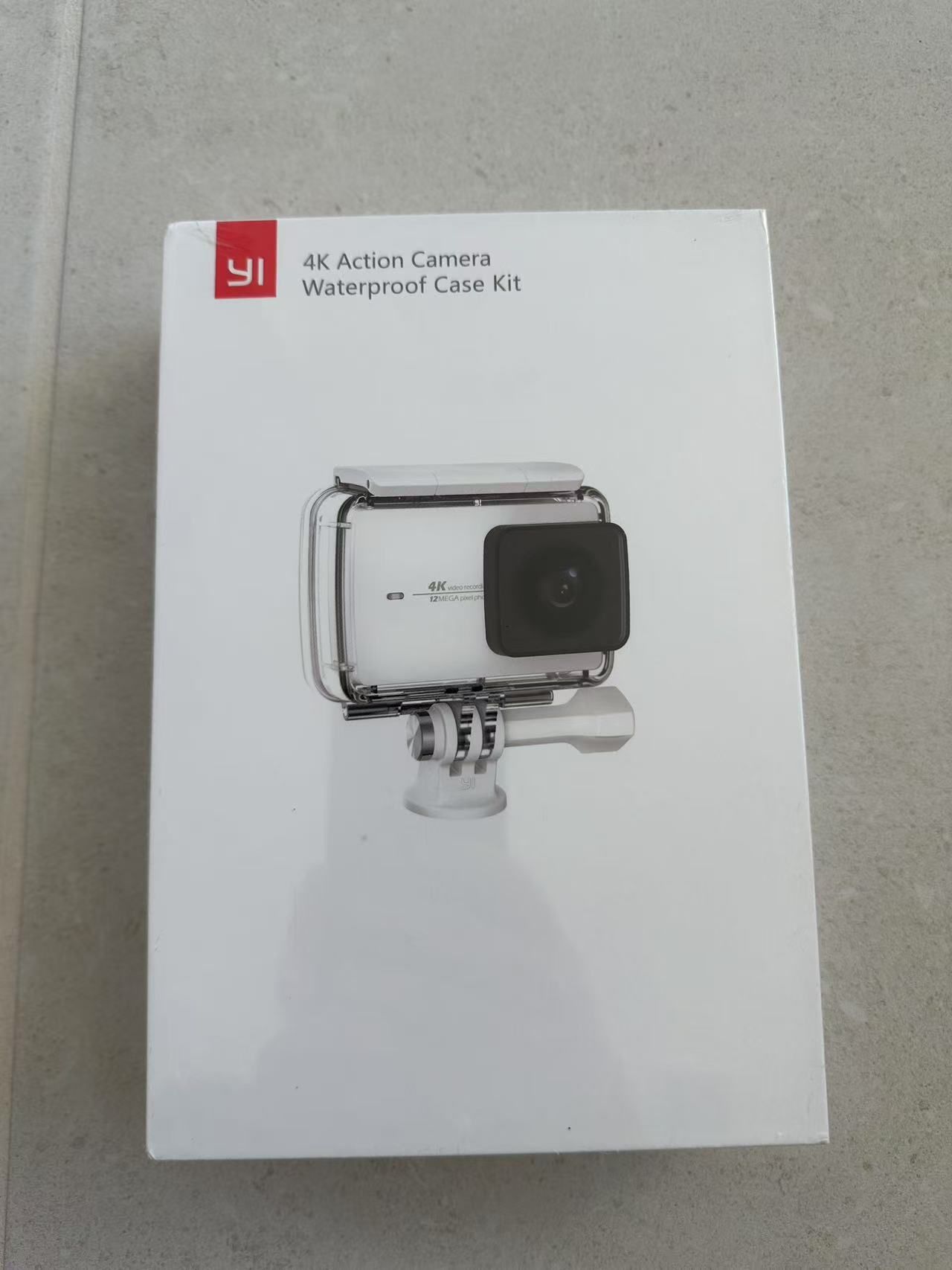 Yi 4K action camera with waterproof case kit 4K video recording + 12 MEGA pixel photo Brand new in the original sealed box and never opened.