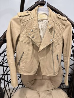 Leather Jacket Michael kors XS