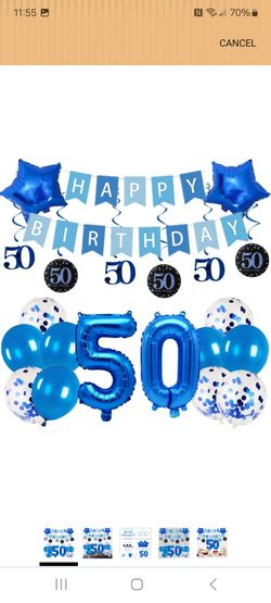 50th bday party decoration new in bag pick up in pomona $10
