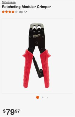 Milwaukee Ratcheting Modular Crimper