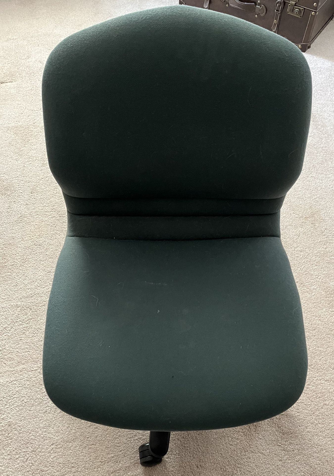 Green office chair 