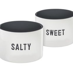 Ceramic Bowls - Sweet & Salty - Set of 2, NEW