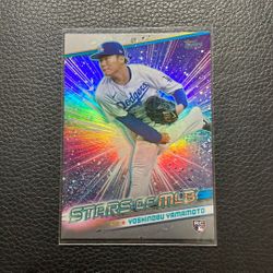 2024 Yoshinobu Yamamoto Topps Rookie Card - “Stars of MLB”