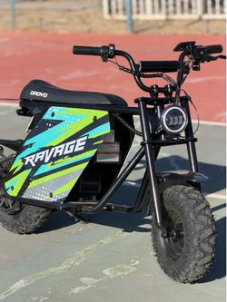 Droyd Ravage Electric Mini Bike – Like New – 35 MPH – 50 Mile Range