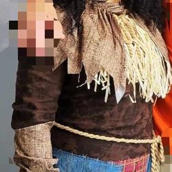 Women Scarecrow Costume Size M/L