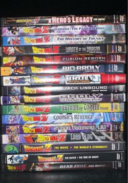 Dragon Ball Z and Dragon Ball GT DVD Movies