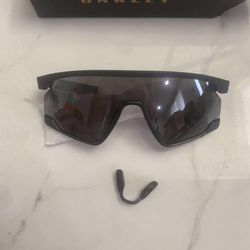 Oakley BXTR Sunglasses Black Lens  Matte Black Clear Frame OO9(contact info removed)