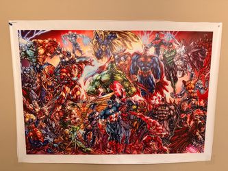 Marvel/DC Poster Canvas