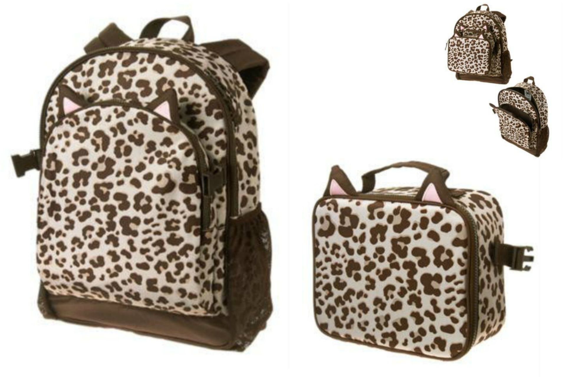 NWT Gymboree Animal Print Backpack & Lunch Box