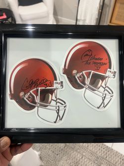 Signed Cleveland Browns Helmets