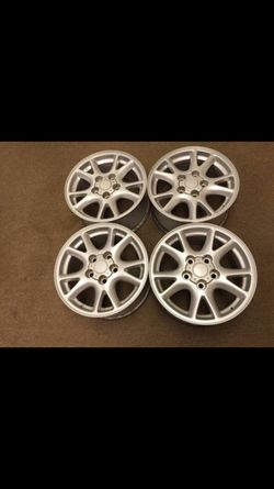 ~~~~~ 16" CHEVY GM 5X120 SET OF WHEELS /////