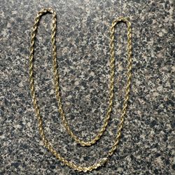 Gold Rope Chain 