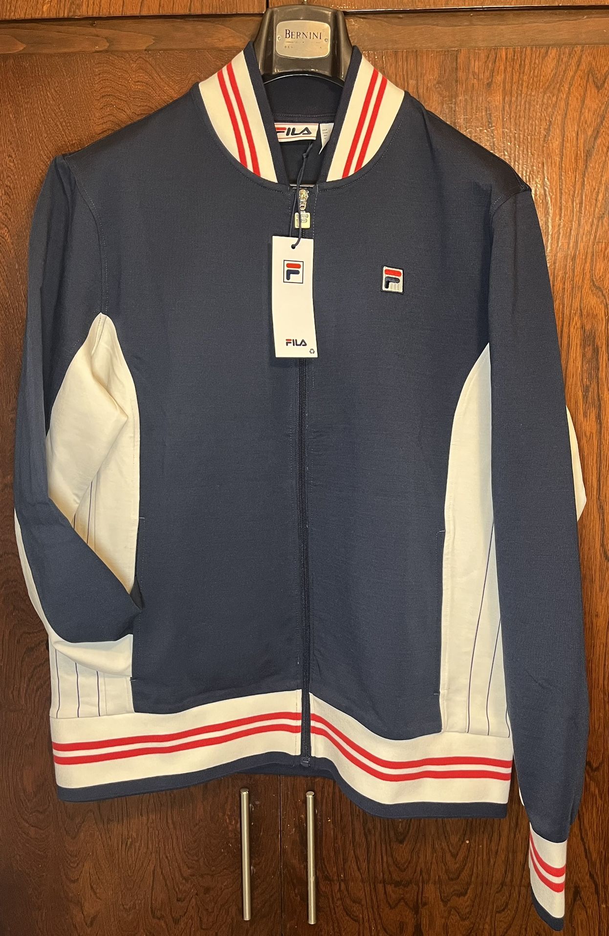 Fila Settanta Jacket Blue Men’s Size Large New