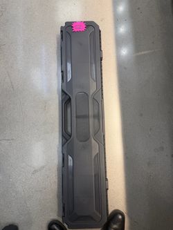Long Black Hard Plastic Rifle Case
