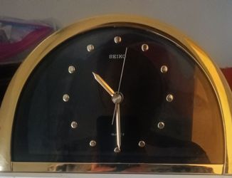 SEIKO BRASS DOME MANTEL CLOCK