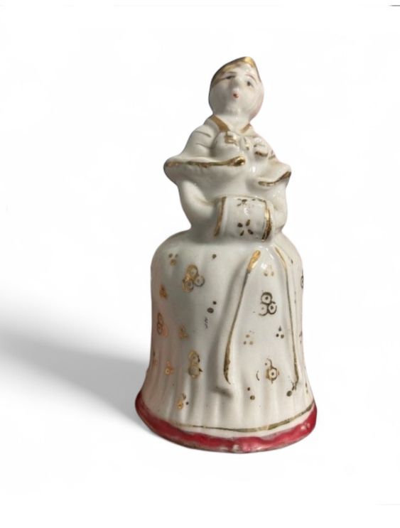 Victorian Woman Ceramic LADY BELL Made in Japan