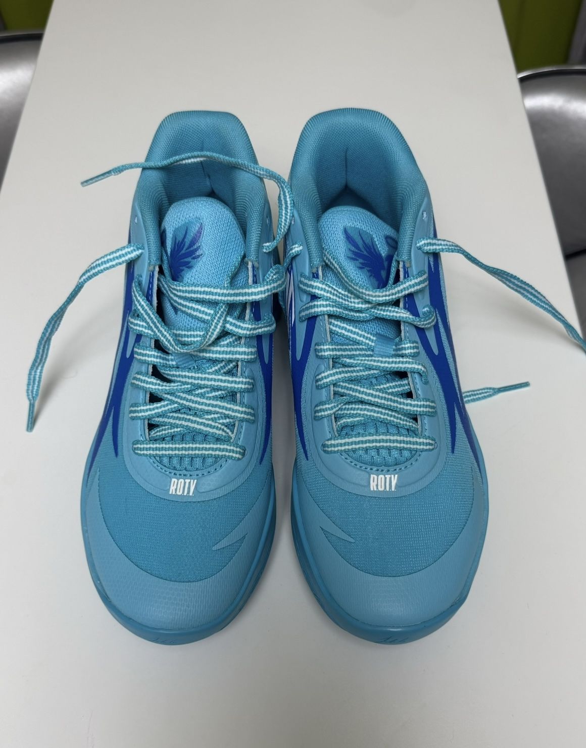 PUMA Kids Boys Mb.02 X Roty Basketball Sneakers Shoes - Blue