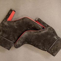 Christian Louboutin Red Bottom Boots 