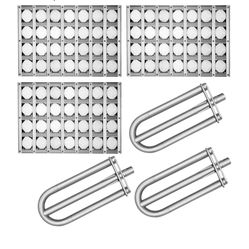 Grill Burners Grill Briquette Tray for Alfresco ALX2-30CD, ALX2-42C, ALX2-42RFG, ALX2-56, ALX2-56BFG, 18” BBQ Pipe Tubes Ceramic Briquettes Grill Repl