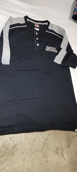 Harley Davidson mens large short sleeve shirt black