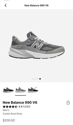 Men New Balance 990 V6