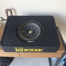 Kicker Comp Subwoofer in Box (Loaded Enclosure) – Great Bass