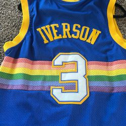 Nuggets Retro Allen Iverson Jersey 