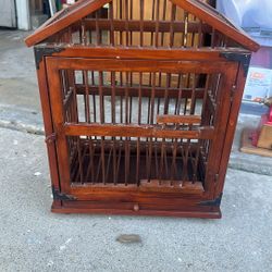 Wooden Birdcage