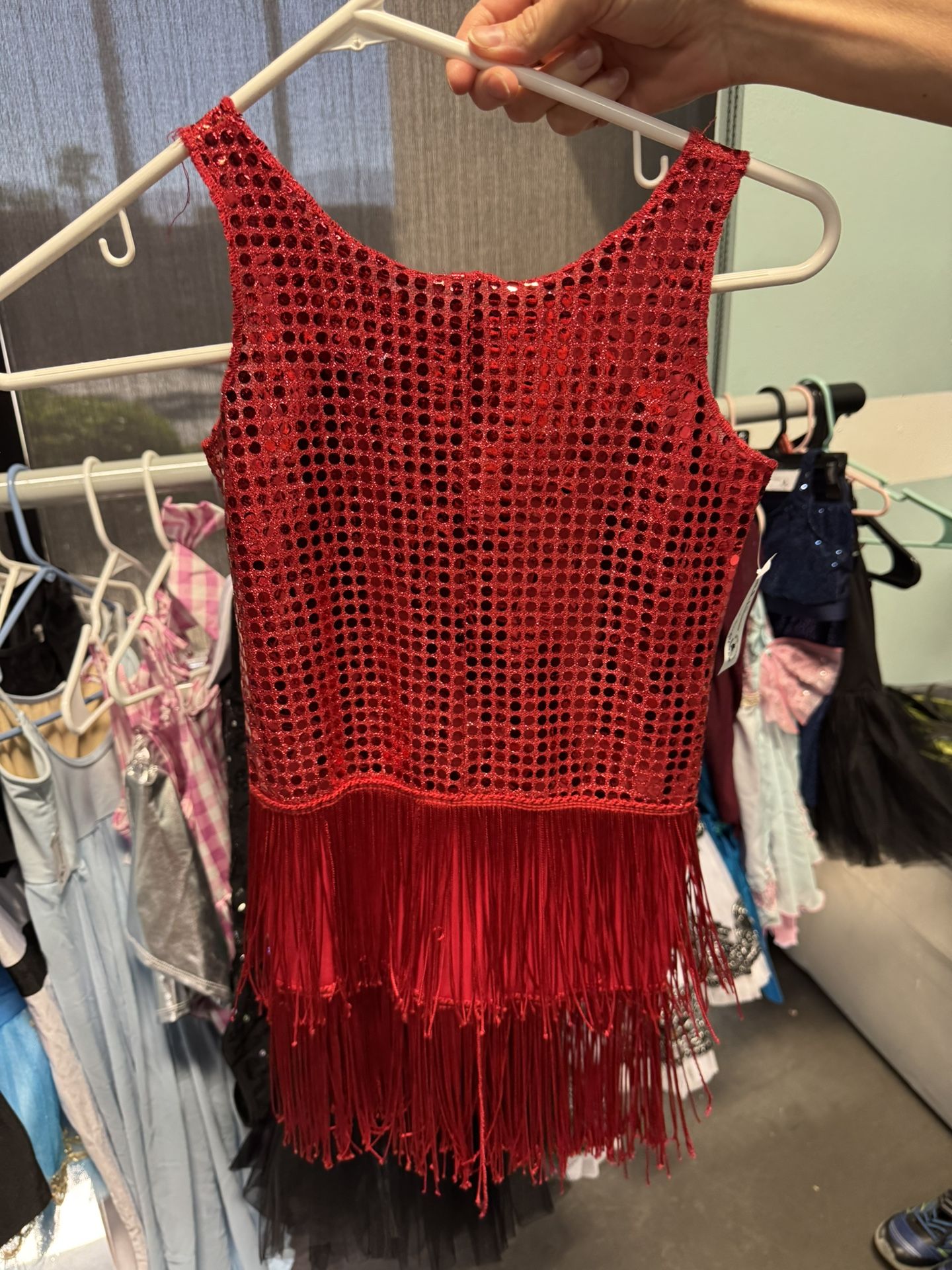 CS Red Flapper Dress