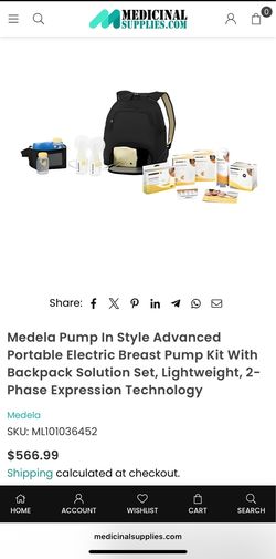 Unused Medela Breast Pump Backpack